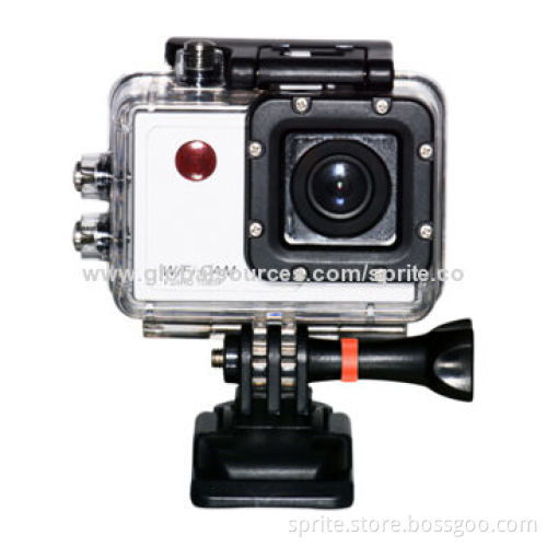 Wi-Fi Full HD 1,080P Sports Camera, 50 Meters Waterproof Function, Compatible with GoPro Accessories